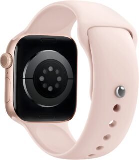 Eternico Essential pro Apple Watch 44mm / 45mm / 46mm / Ultra 49mm pink velikost M-L