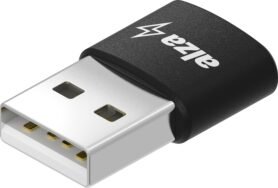 AlzaPower USB-A (M) to USB-C (F) 2.0 OTG černý