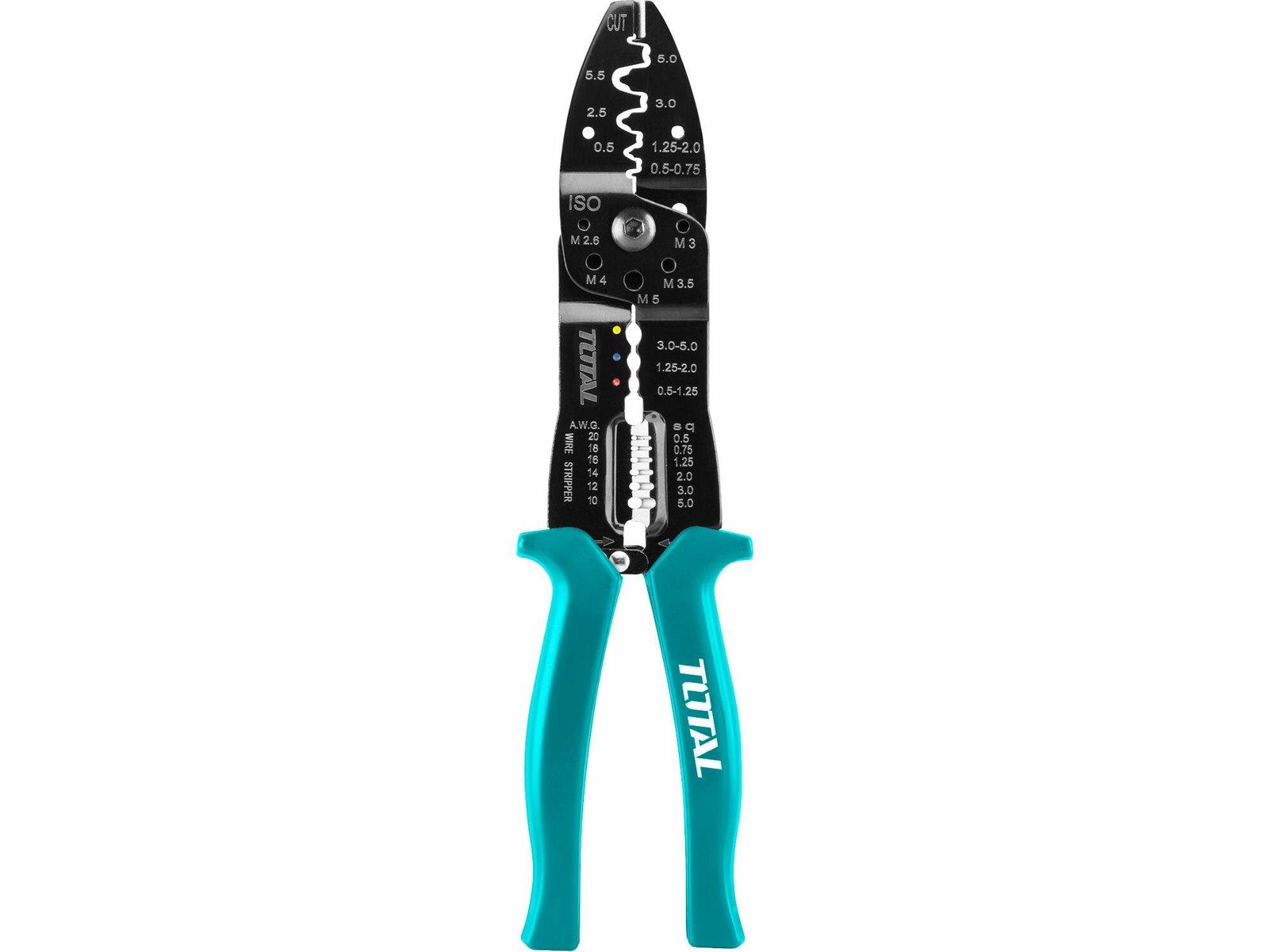TOTAL-TOOLS Kleště odizolovací a štípací, 250mm, industrial