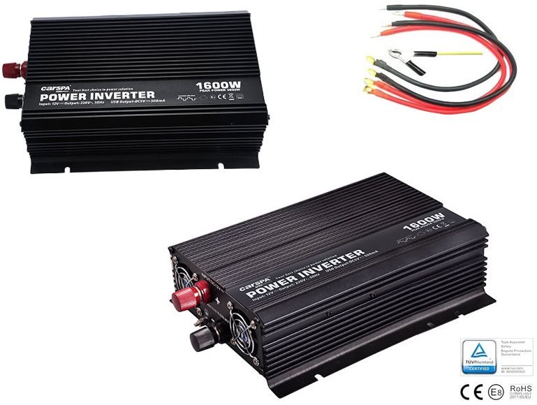 Space Měnič napětí z 24V na 230V, trvalé zatížení 1600W