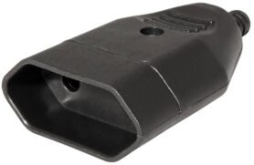 Bachmann Konektor síťový 250 V / 2,5 A, samice, CEE 7 / 16, na kabel, černý (900.004)