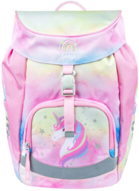BAAGL Školní batoh Airy Rainbow Unicorn