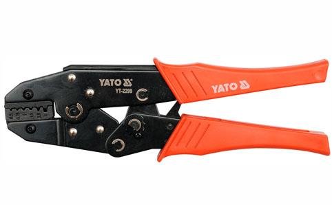 YATO Kleště krimpovací 230mm, 22-12(AWG), 0,5-4,00mm2 YT-2299