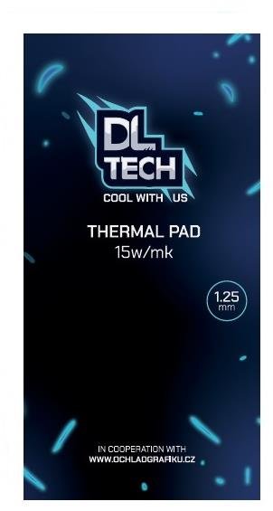 DLTech Thermal Pad 90 × 50 × 1,25 mm 15 W/mK