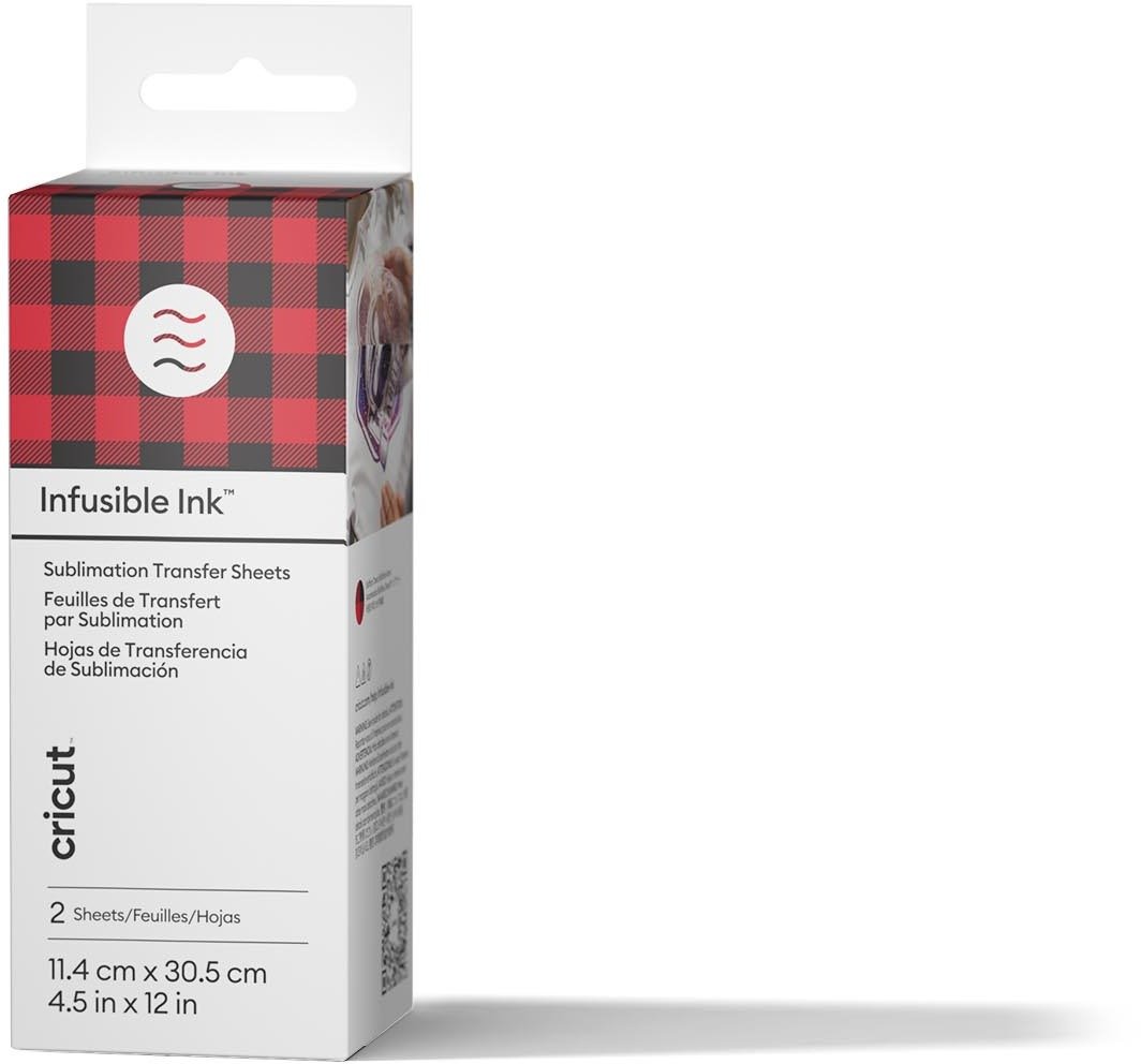 Cricut Infusible Ink Transfer Sheets 2-pack (Buffalo Check) - ideal size for MugPress