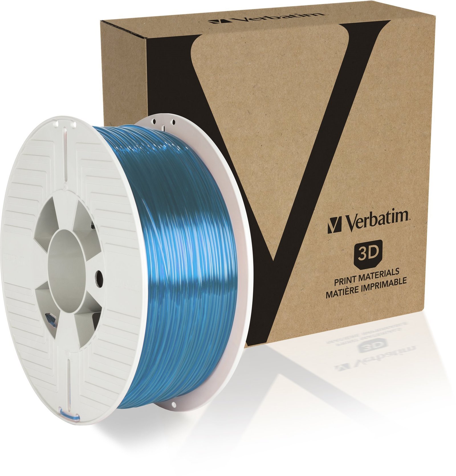 Verbatim PET-G 1.75mm 1kg modrá transparentní