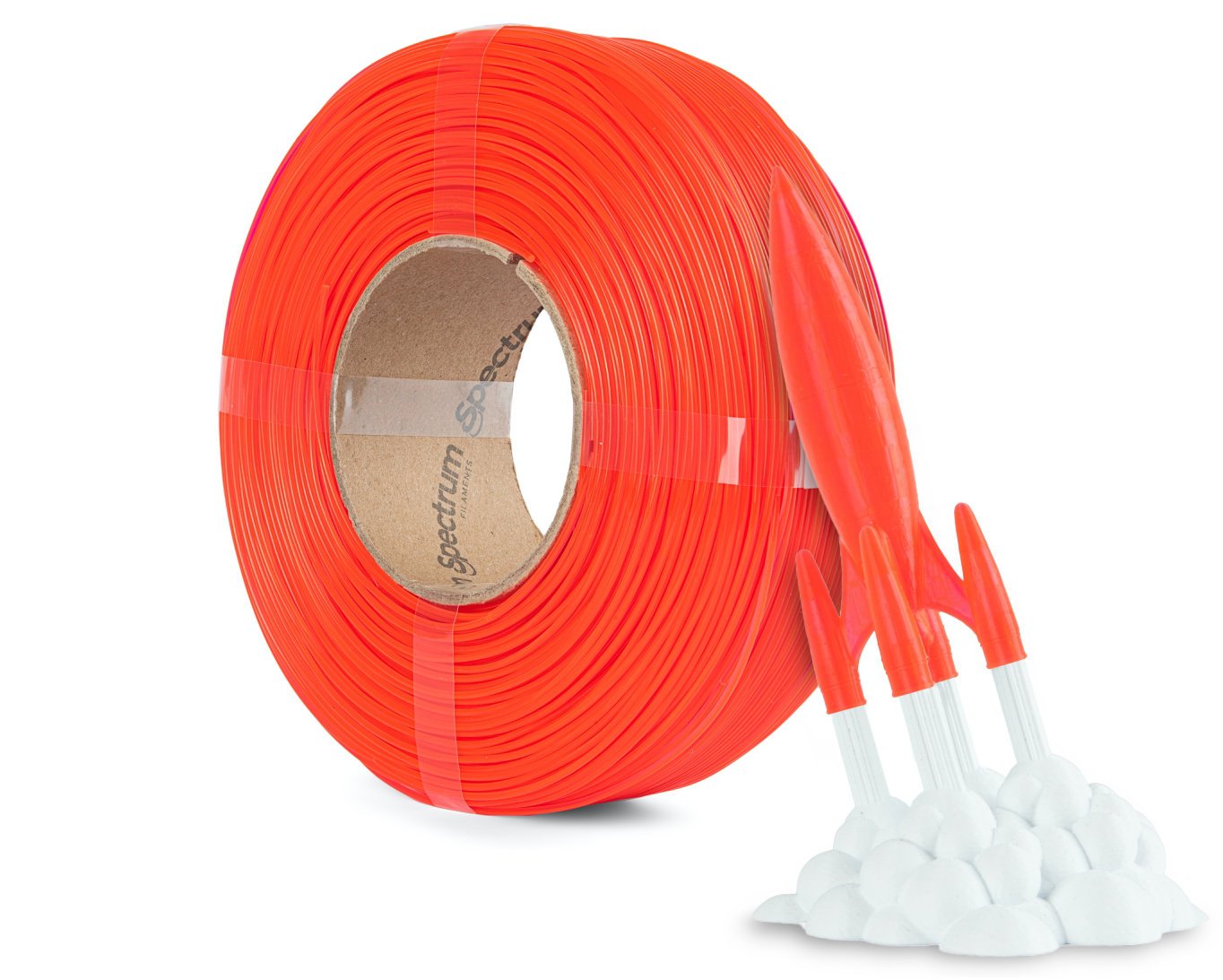 Filament Spectrum ReFill Premium PLA High Speed 1.75mm Neon Orange UV 1kg