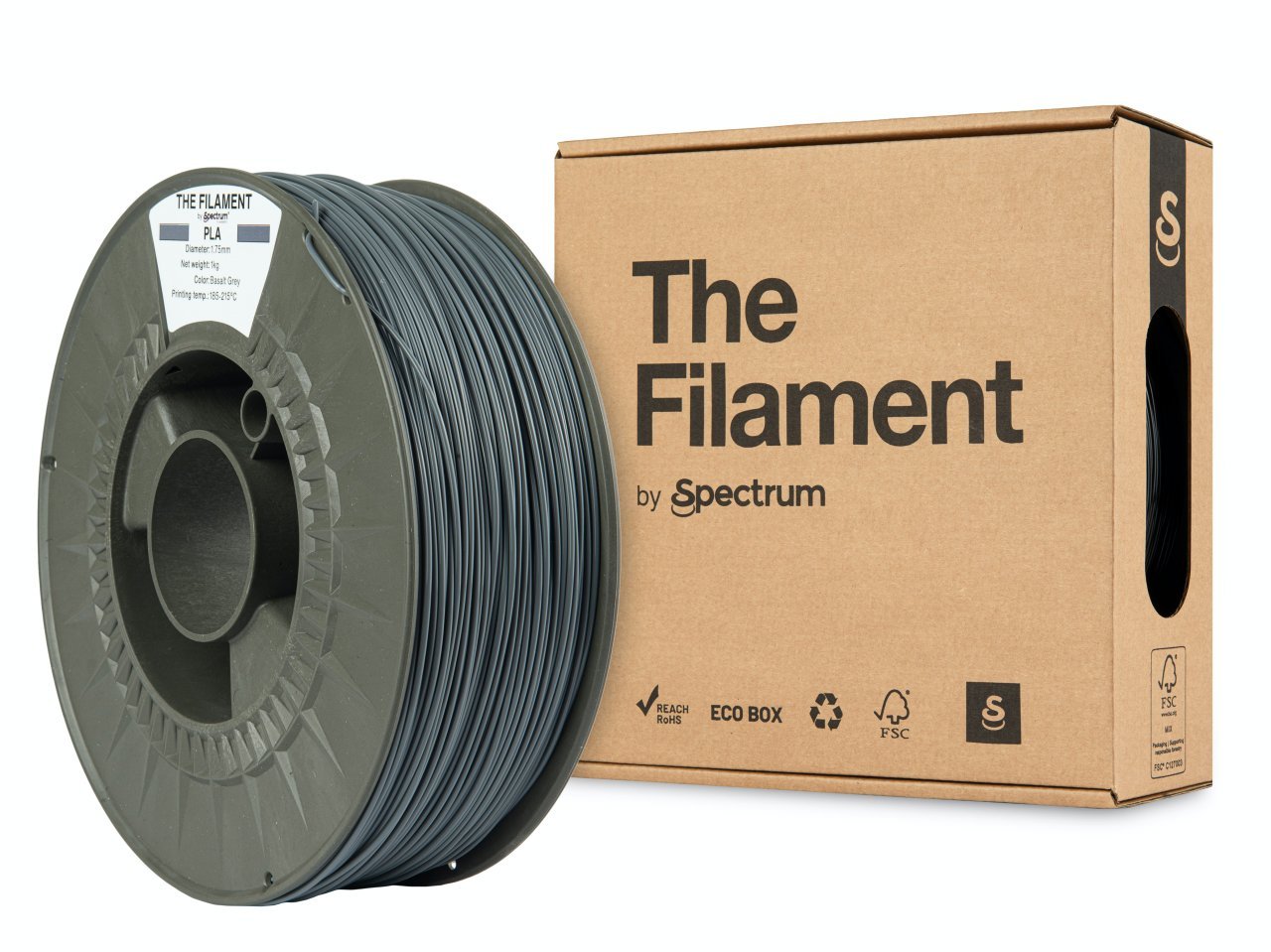 The Filament PLA 1.75mm Basalt Grey 1kg