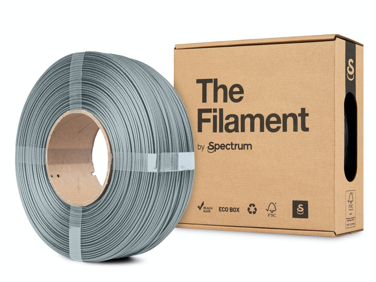 The Filament ReFill PETG CF 1.75mm Grey 1kg