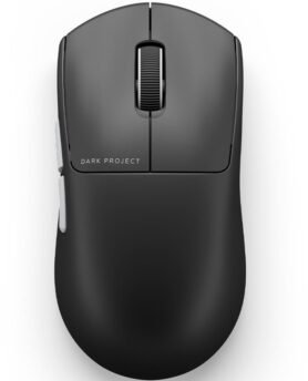 Dark Project Nexus Ultra Wireless Gaming Mouse, Black/White