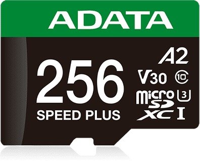 ADATA MicroSDXC 256GB Speed Plus + SD adaptér