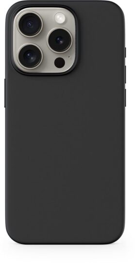 Epico Mag+ silikonový kryt pro iPhone 15 Pro s podporou MagSafe - černý