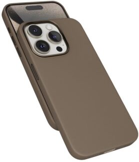 Epico Mag+ kožený kryt iPhone 15 Pro Max - pískový