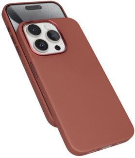 Epico Mag+ kožený kryt iPhone 15 Pro Max - hnědý