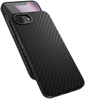 Epico Mag+ Carbon Case for iPhone 16e/17e - černá