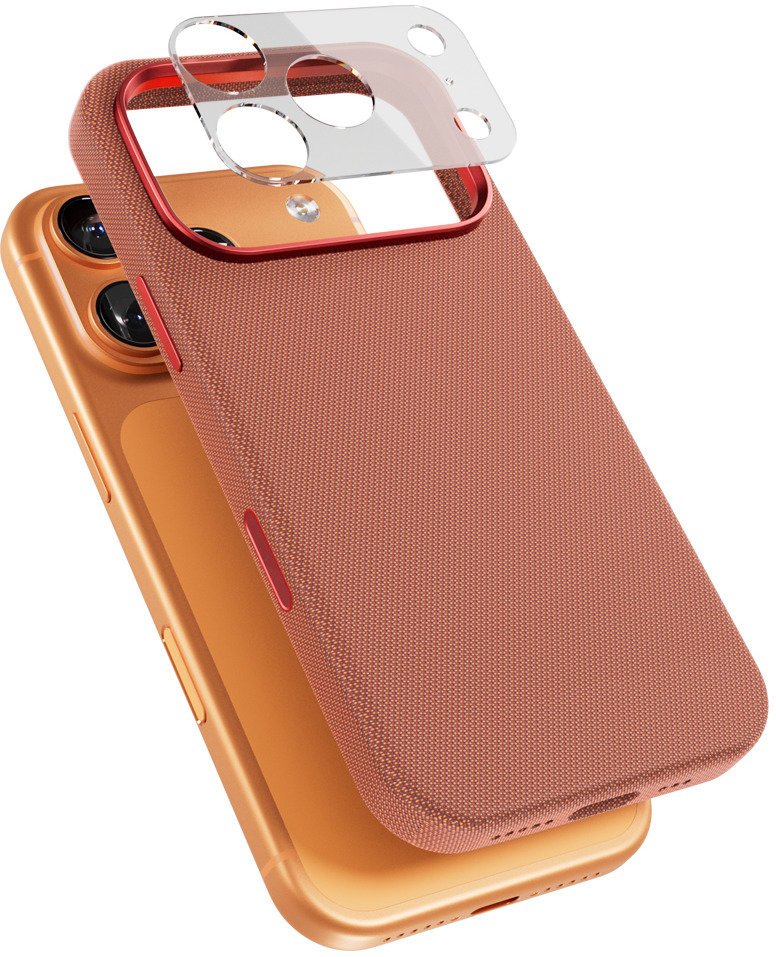Epico SolidWoven Pro Mag+ Case iPhone 17 Pro Max Qi2 & MagSafe kompatibilní - siensky hnědá