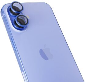 Epico hliníkové ochranné sklo na čočky fotoaparátu pro iPhone 16/16 Plus - ultramarínová