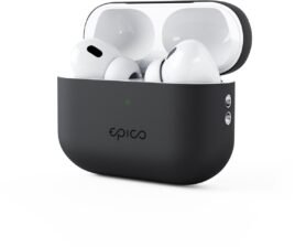 Epico silikonové pouzdro pro Airpods Pro 2 - černé