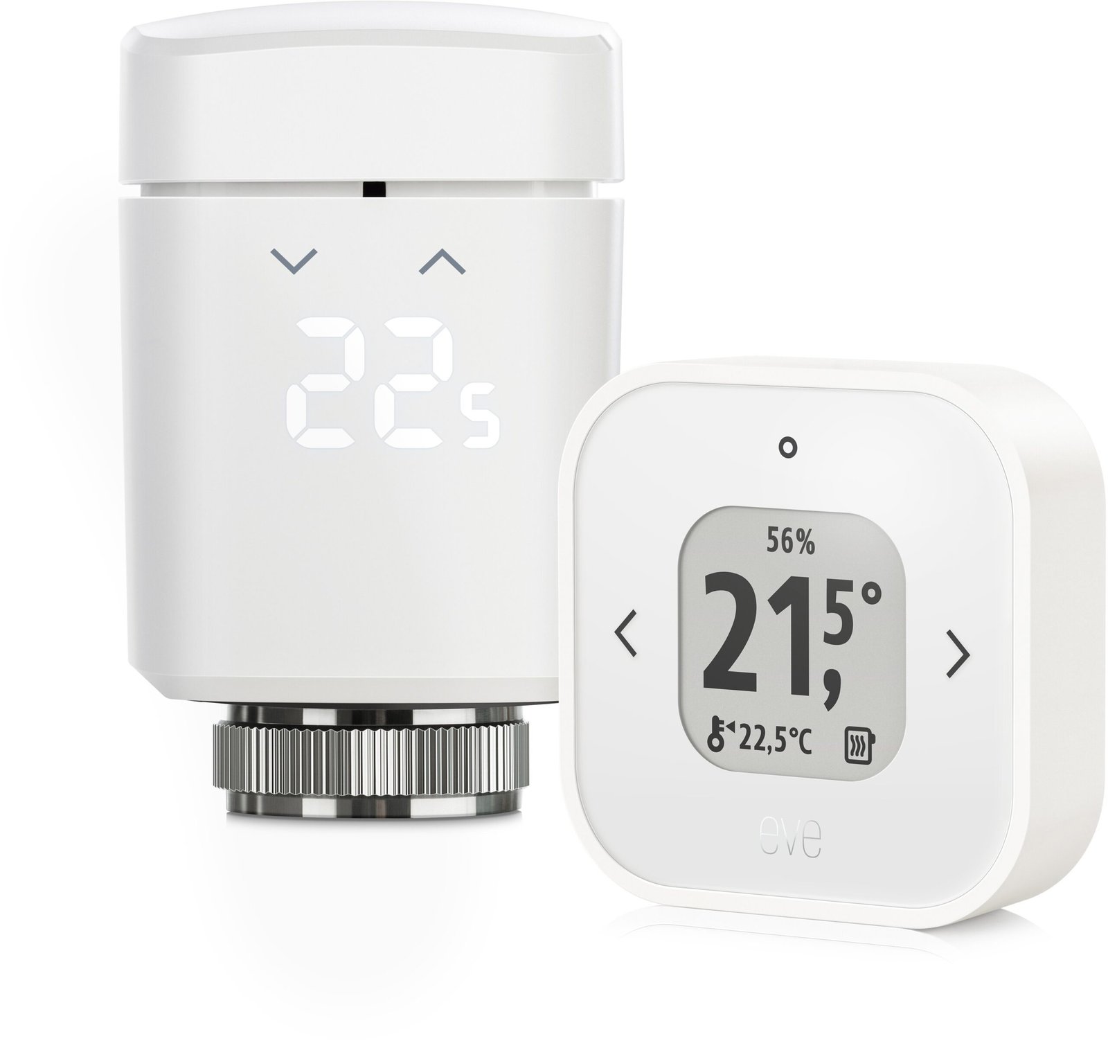 Eve Thermo Comfort Set Bundle - 1x Thermo Control (Matter) + 1x Eve Thermo (Matter)