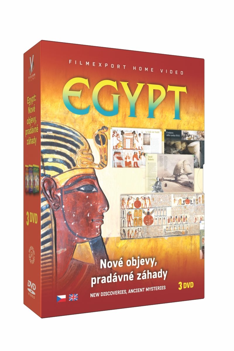 Kolekce Egypt: Nové objevy, pradávné záhady (3DVD) - DVD