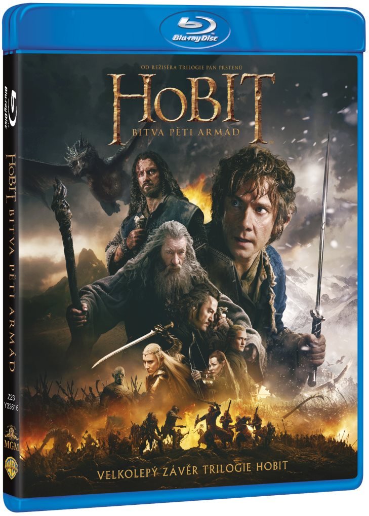 Hobit: Bitva pěti armád (2BD) - Blu-ray