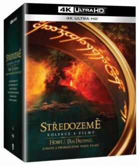 Kolekce Středozemě: Pán prstenů / Hobit 4K UHD blu-ray 15 disků - 2 verze filmu