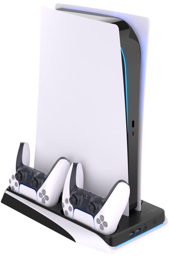 FIXED Multifunctional Stand pro PlayStation 5 s chlazením a nabíjením pro dva ovladače DualSense