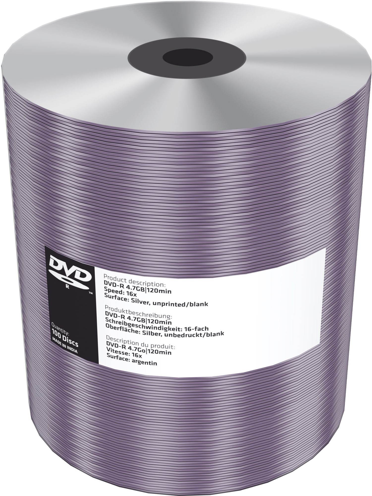 MEDIARANGE DVD-R 4,7GB 16x blank folie 100ks