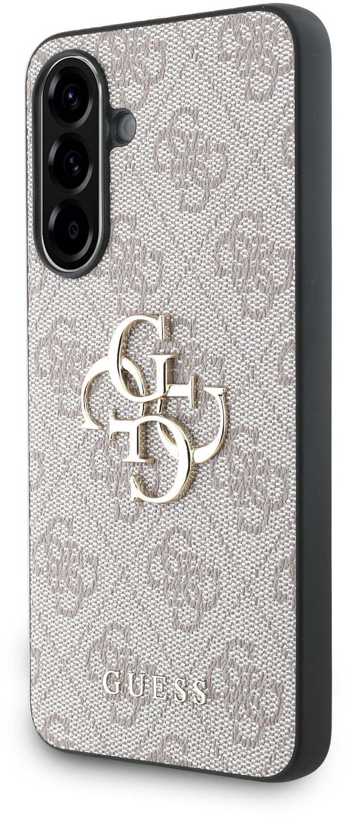 Guess PU 4G Metal Logo Zadní Kryt pro Samsung Galaxy A56 Pink