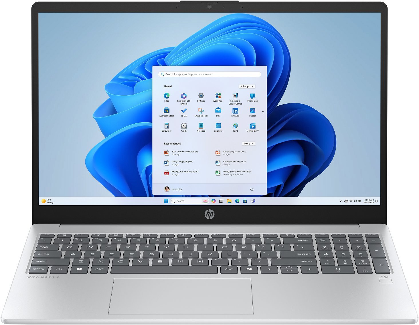 HP OmniBook 3 AI 15-fn0433nc