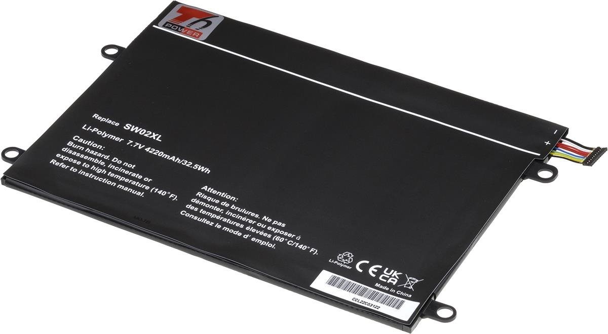T6 Power pro HP 859470-421, Li-Poly, 4220 mAh (32 Wh), 7,7 V