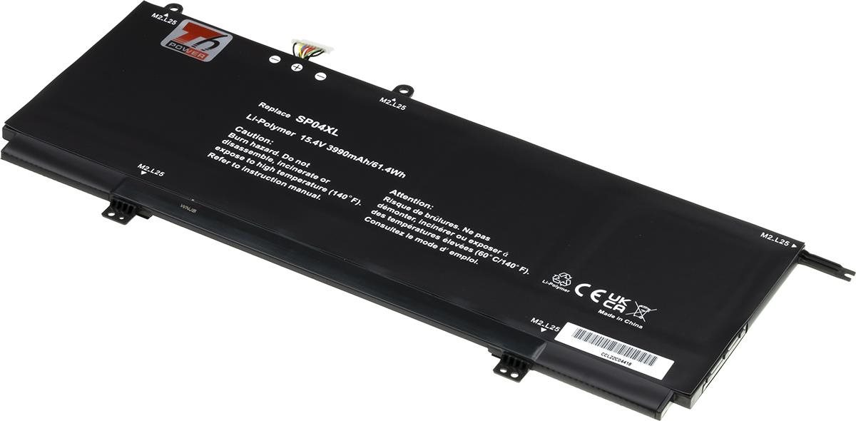 T6 Power pro HP Spectre 13-ap0000 x360 serie, Li-Poly, 3990 mAh (61,4 Wh), 15,4 V