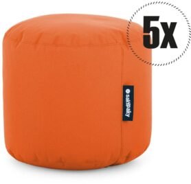 SakyPaky 5x taburet oranžový