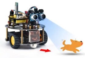 Keyestudio Arduino chytré robotické auto Little Turtle V3.0