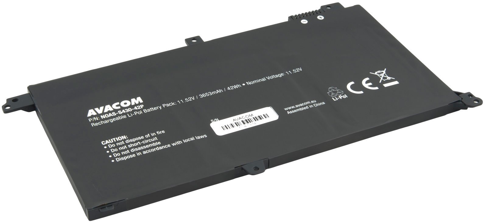Avacom pro Asus VivoBook X571 X430 Li-Pol 11,52V 3653mAh 42Wh