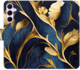 iSaprio Flip pouzdro GoldBlue pro Samsung Galaxy A35 5G