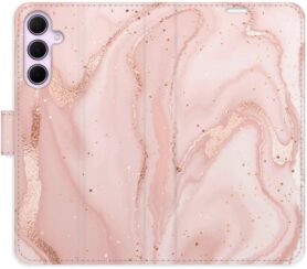 iSaprio Flip pouzdro RoseGold Marble pro Samsung Galaxy A35 5G