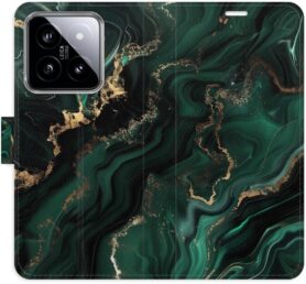 iSaprio Flip pouzdro Emerald 02 pro Xiaomi 14