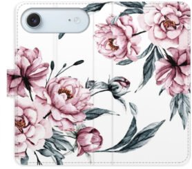 iSaprio Flip pouzdro Pink Flowers pro iPhone 17 Air