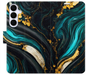 iSaprio Flip pouzdro Dark Paint pro Samsung Galaxy S25 FE