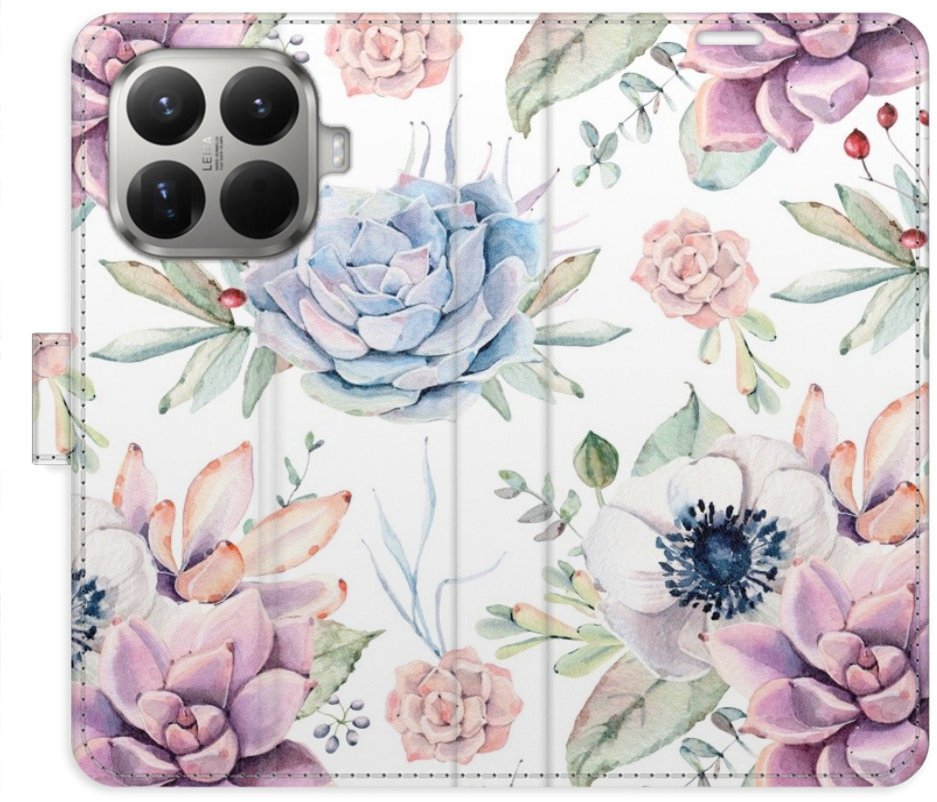 iSaprio Flip pouzdro Succulents Pattern pro Xiaomi 15T Pro