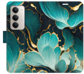 iSaprio Flip pouzdro Blue Flowers 02 pro Xiaomi Redmi 15