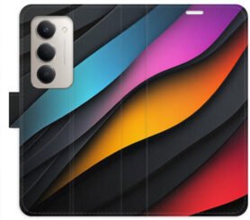 iSaprio Flip pouzdro Color Waves pro Xiaomi Redmi 15