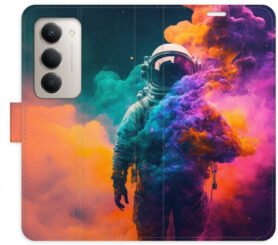 iSaprio Flip pouzdro Astronaut in Colours 02 pro Xiaomi Redmi 15 5G