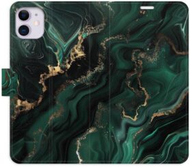 iSaprio Flip pouzdro Emerald 02 pro iPhone 11