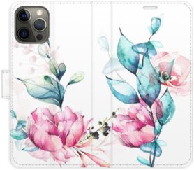 iSaprio flip pouzdro Beautiful Flower pro iPhone 12/12 Pro