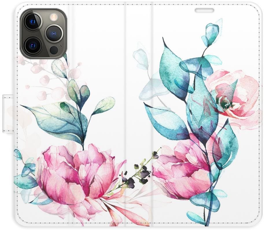 iSaprio flip pouzdro Beautiful Flower pro iPhone 12/12 Pro
