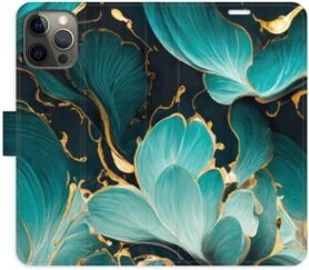 iSaprio flip pouzdro Blue Flowers 02 pro iPhone 12/12 Pro