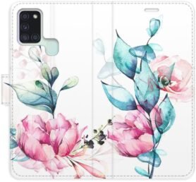 iSaprio flip pouzdro Beautiful Flower pro Samsung Galaxy A21s