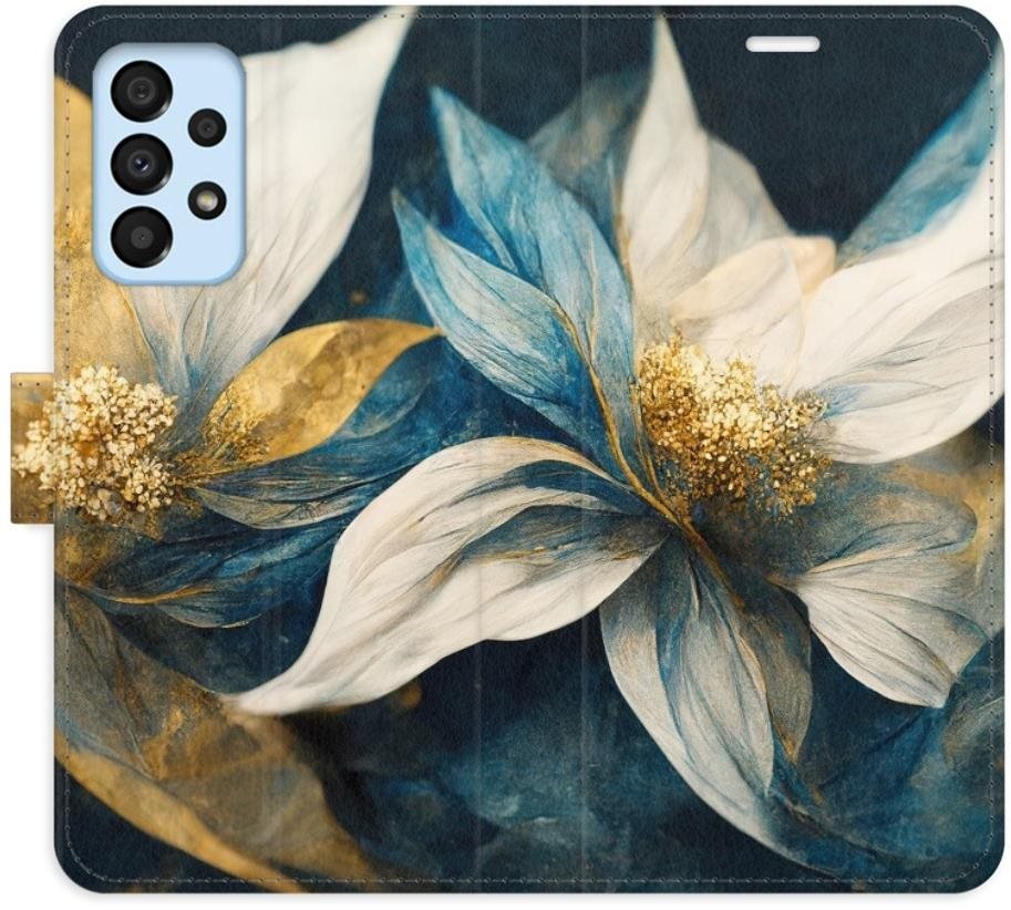 iSaprio flip pouzdro Gold Flowers pro Samsung Galaxy A33 5G